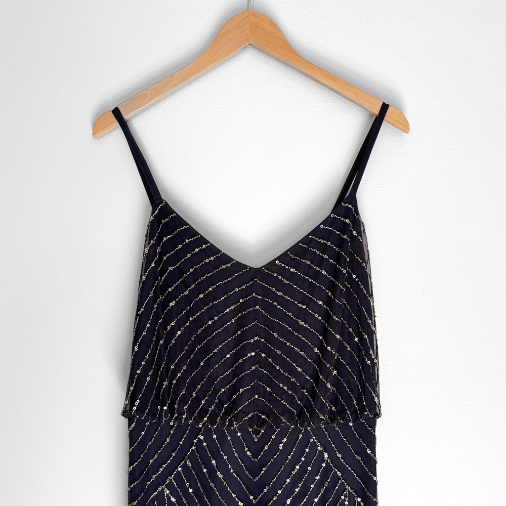 Adrianna Papell Women’s Long Beaded Gown